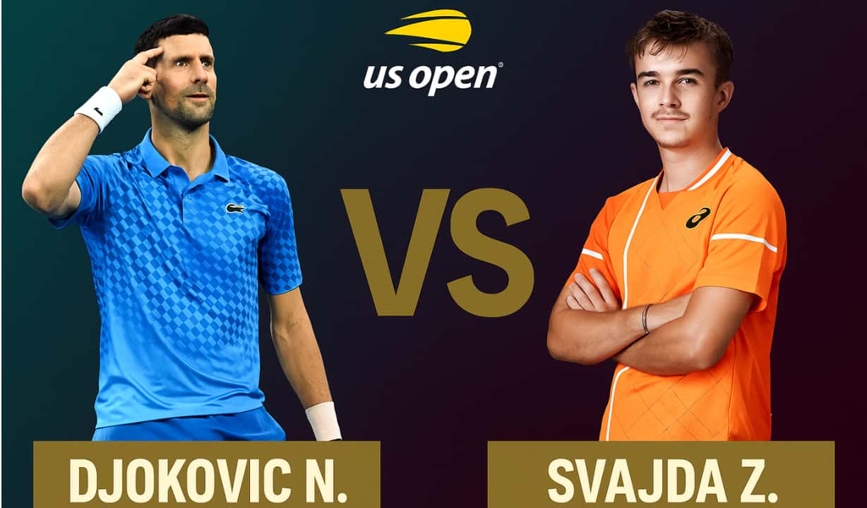 Pronostico US Open Djokovic N. vs Svajda Z. | Quote, Statistiche e Analisi Pre-Partita