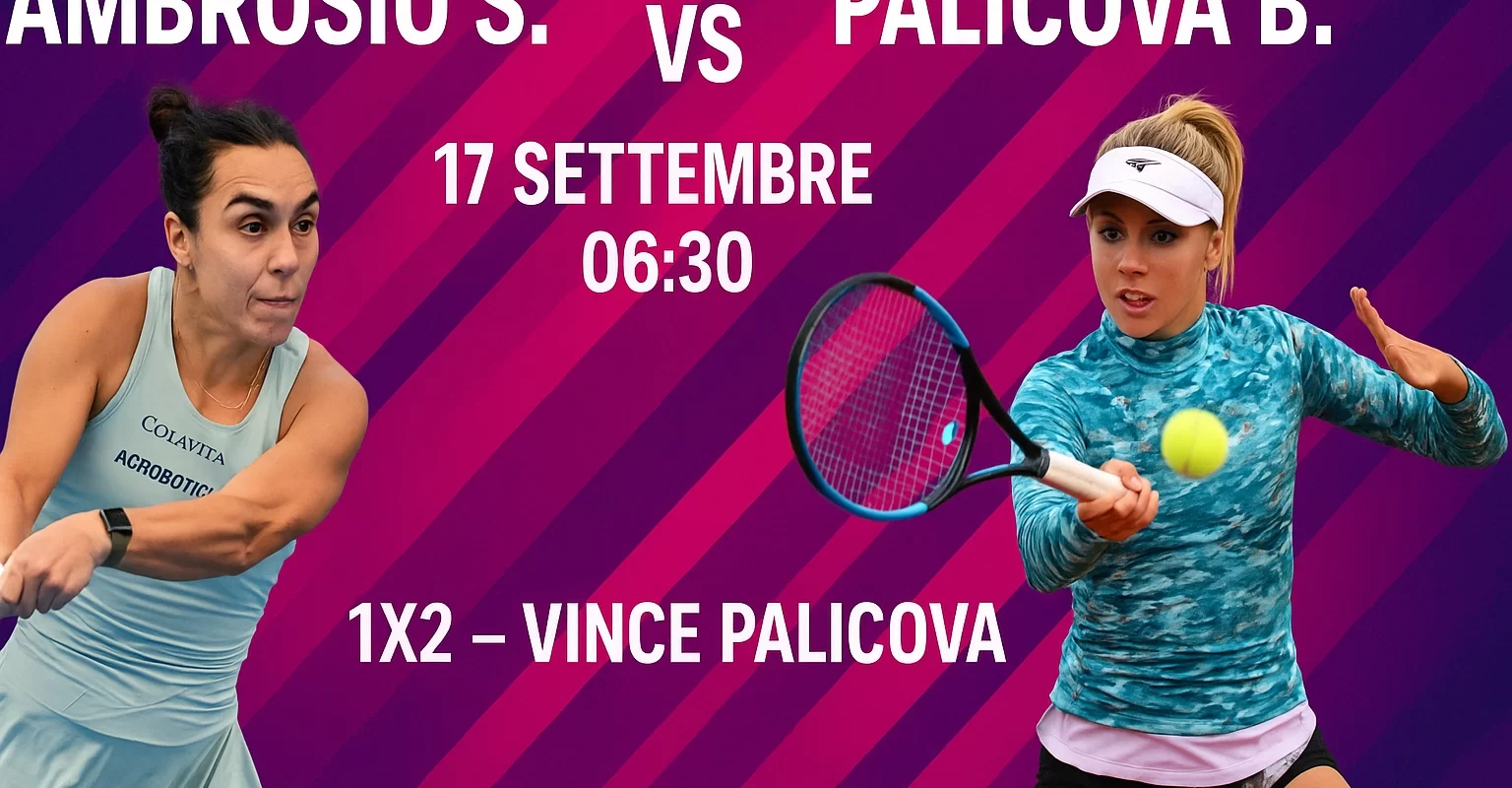 Pronostico WTA Ambrosio S. vs Palicova B. | Quote, Statistiche e Analisi Pre-Partita