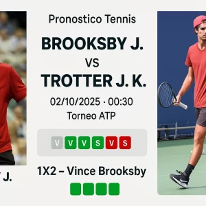 Pronostico Tennis Brooksby J. vs Trotter J. K. | Quote, Statistiche e Analisi Pre-Partita