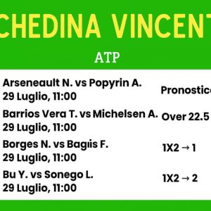 Schedina Vincente – ATP 29/07/2025