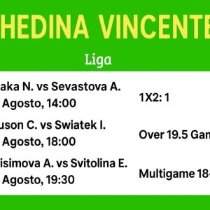 Schedina Vincente – WTA 03/08/2025