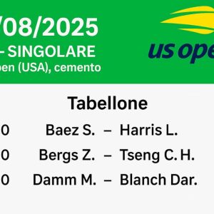 Schedina Vincente – US Open 25 Agosto 2025