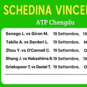Schedina Vincente – ATP Chengdu 19/09/2025