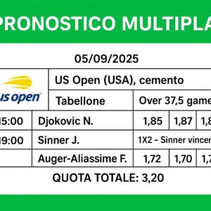 Schedina Vincente – US Open 05/09/2025