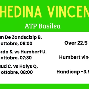 Schedina Vincente – ATP Basilea 22 ottobre 2025